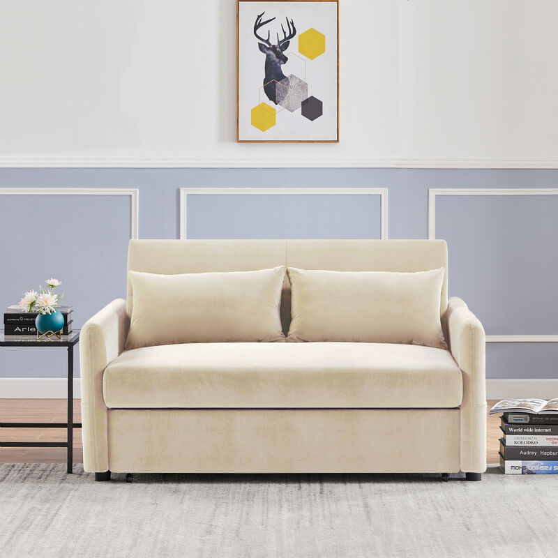 Beige Leisure Love Sofa