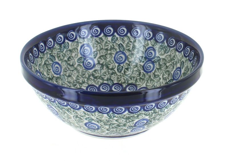 Blue Rose Polish Pottery Zara Small Serving Bowl