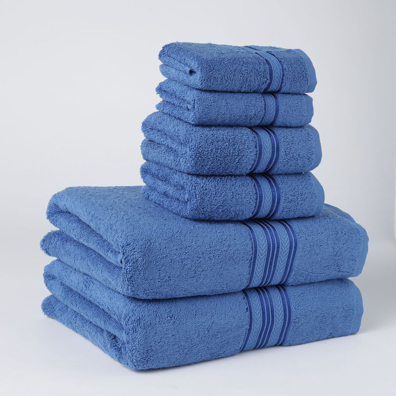 Plazatex All Season Towel Set Made With High Quality Fabric for Maximum Comfort 6 Piece