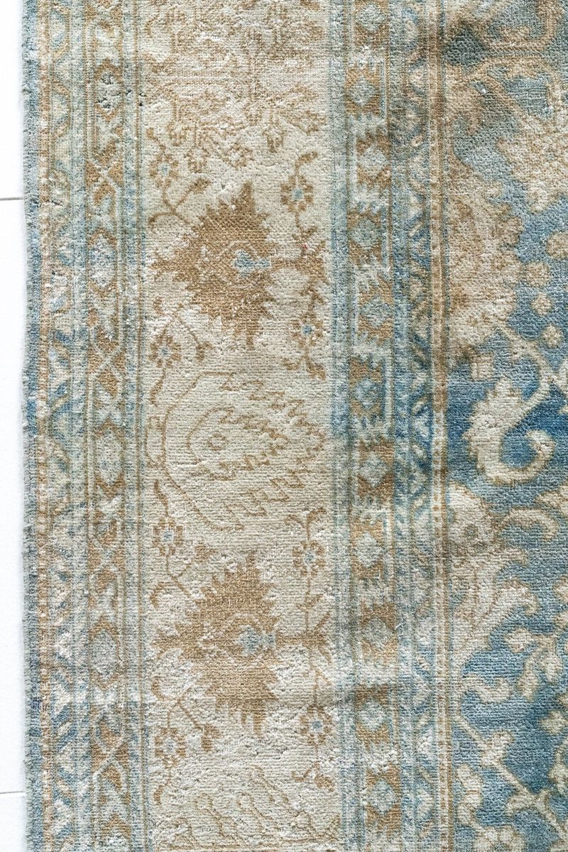 District Loom Antique Indian Agra area rug-Agra