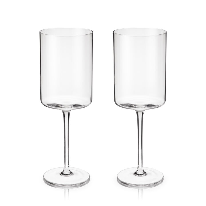 Laurel Crystal Red Wine Glasses Set of 2