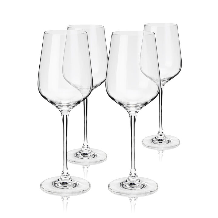 Reserve Inez Crystal Bordeaux Glasses Set of 4