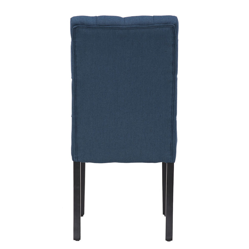 WestinTrends Upholstered Button Tufted Dining Chair (Set of 2)