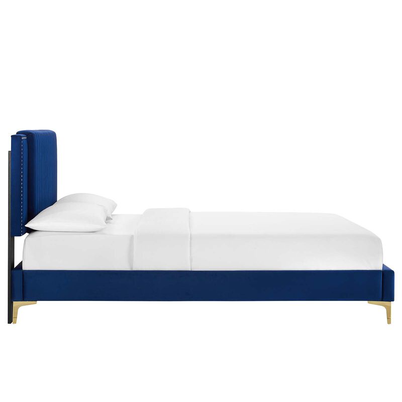 Modway - Zahra Channel Tufted Performance Velvet Queen Platform Bed