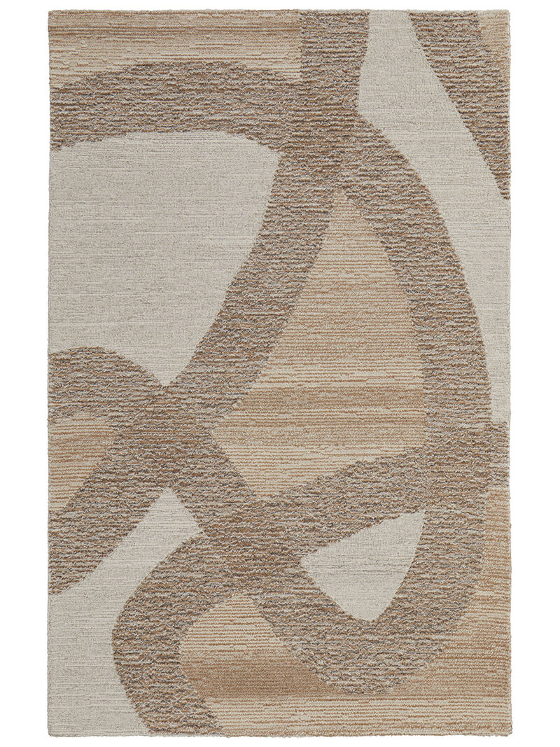 Pollock 8952F 8' x 10' Brown/Tan/Ivory Rug