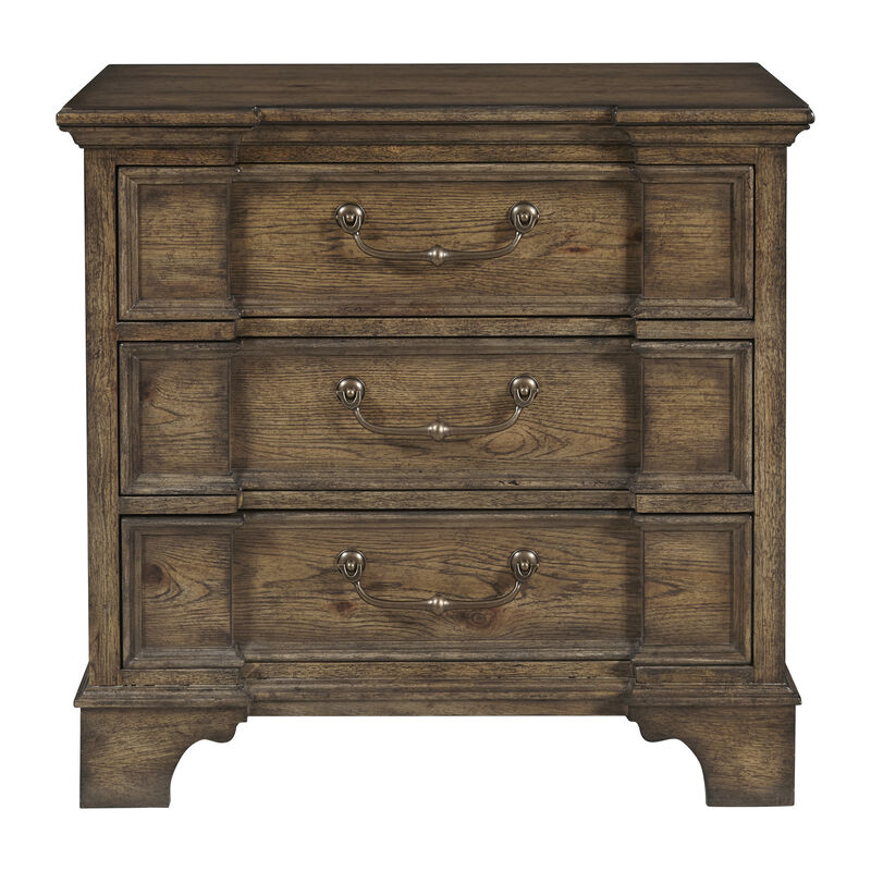 Revival Row 3 Drawer Nightstand