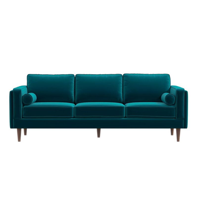 Ashcroft Furniture Co Amber Luxury Modern Velvet Sofa