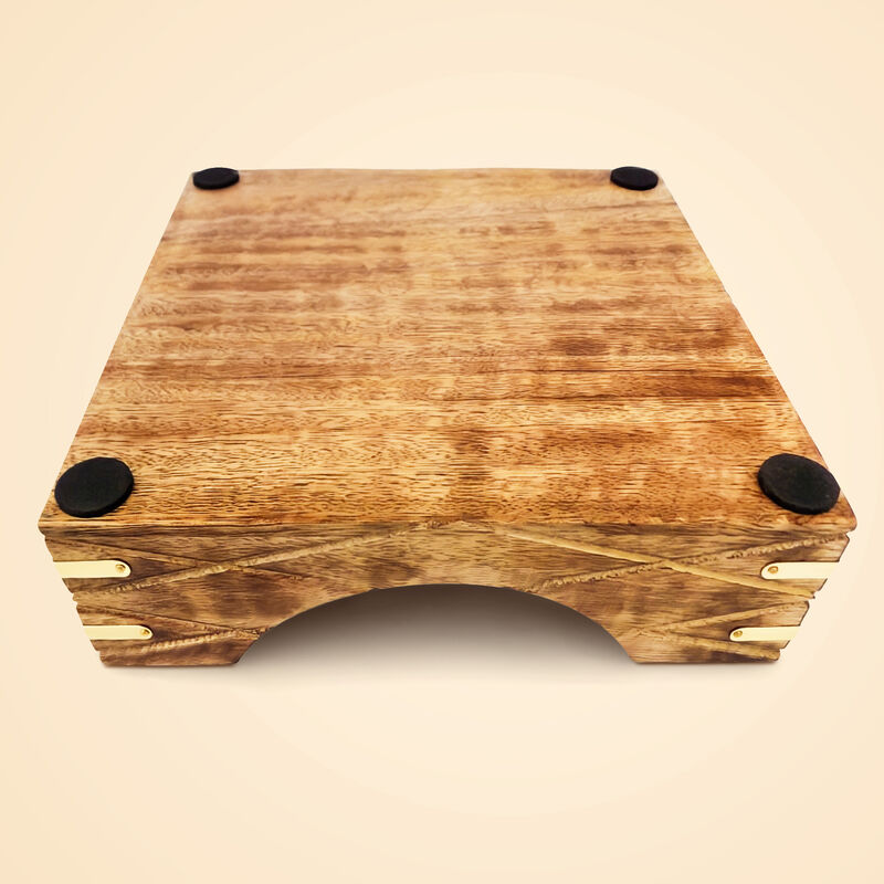 Tabletop Decorative Wood Napkin Holder for Kitchen, Dining Table and Counter Tops