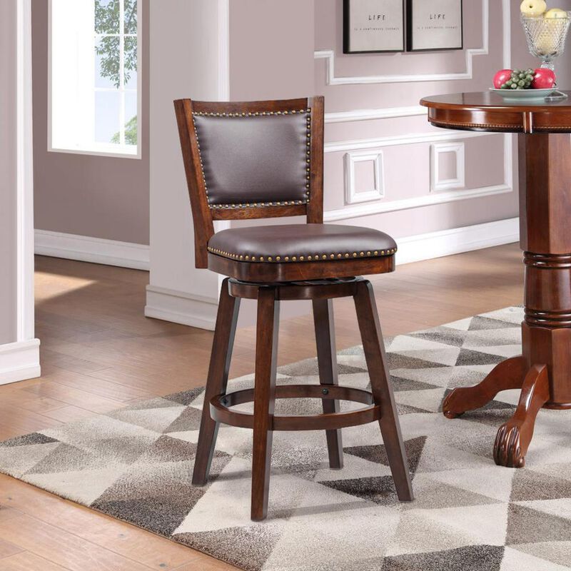 Boraam Broadmoor Swivel Barstool 29 - Cappuccino