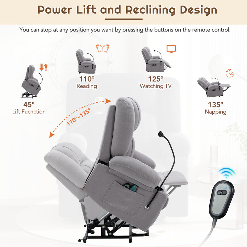 Merax Power Lift Recliner Chair Electric Recliner