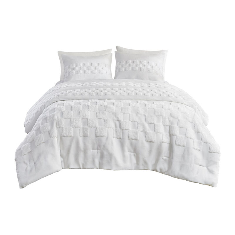 Gracie Mills Theodore Supreme Comfort 3-Piece Chenille Bedding Set