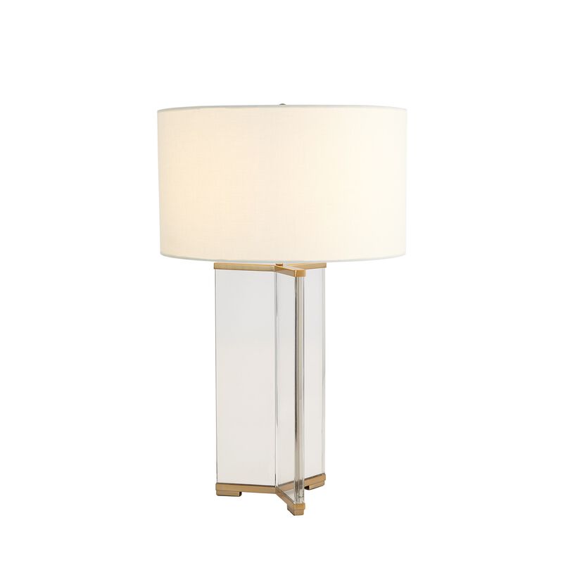 Y Brass Table Lamp