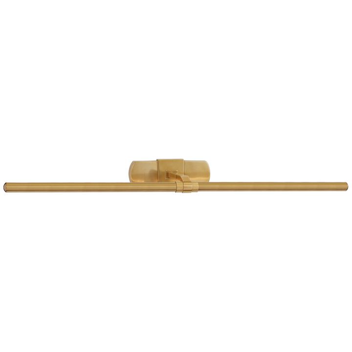 Langley 32" Picture Light in Natural Brass