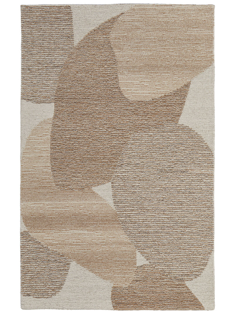 Pollock 8951F 3'6" x 5'6" Brown/Tan/Ivory Rug