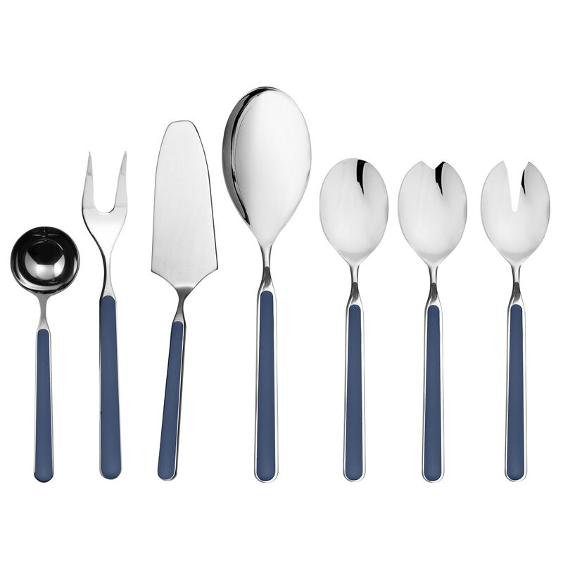 Fantasia 7-Piece Serving Set in Cobalt