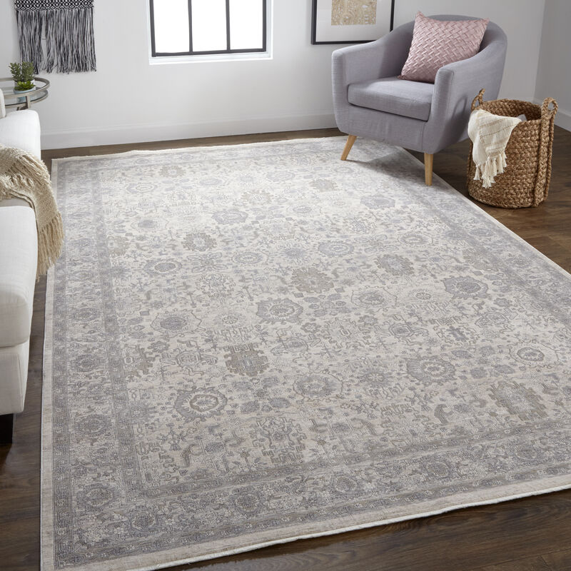 Marquette 3776F Gray/Silver/Ivory 5' x 7'2" Rug