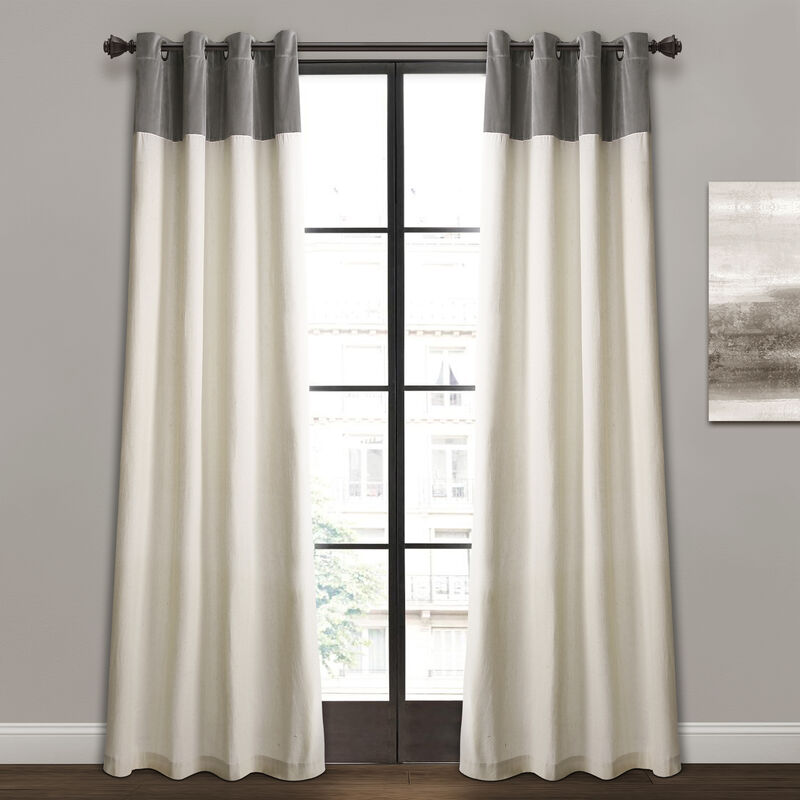 Milo Linen Window Curtain Panels