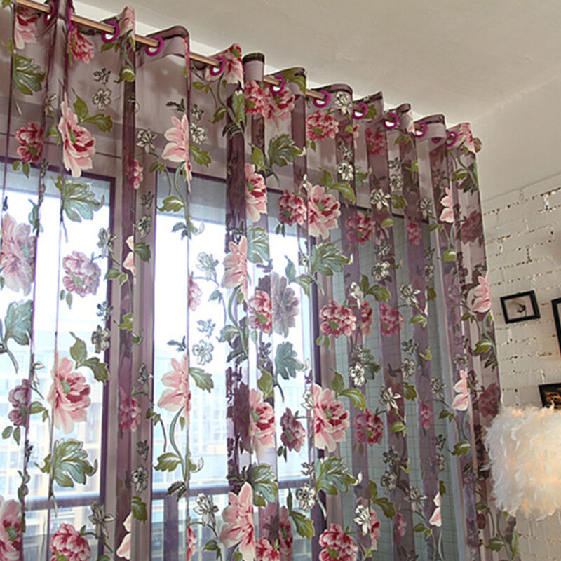 Dolce Mela Sheer Curtains Panel