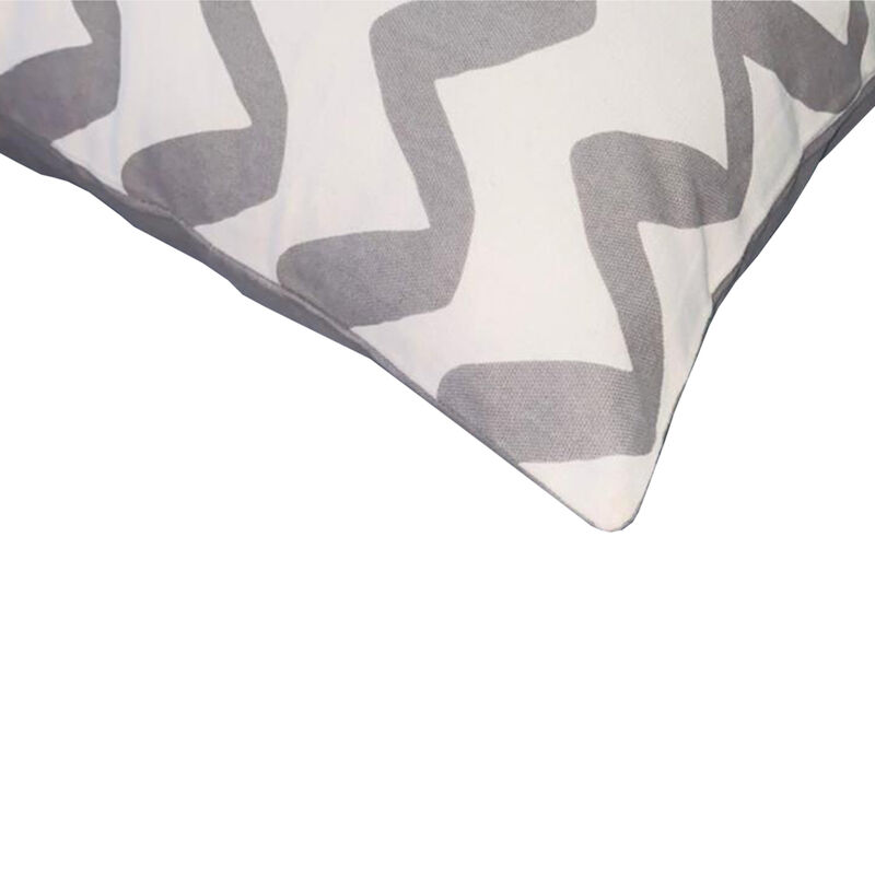 Simple square V -shaped pattern pillow