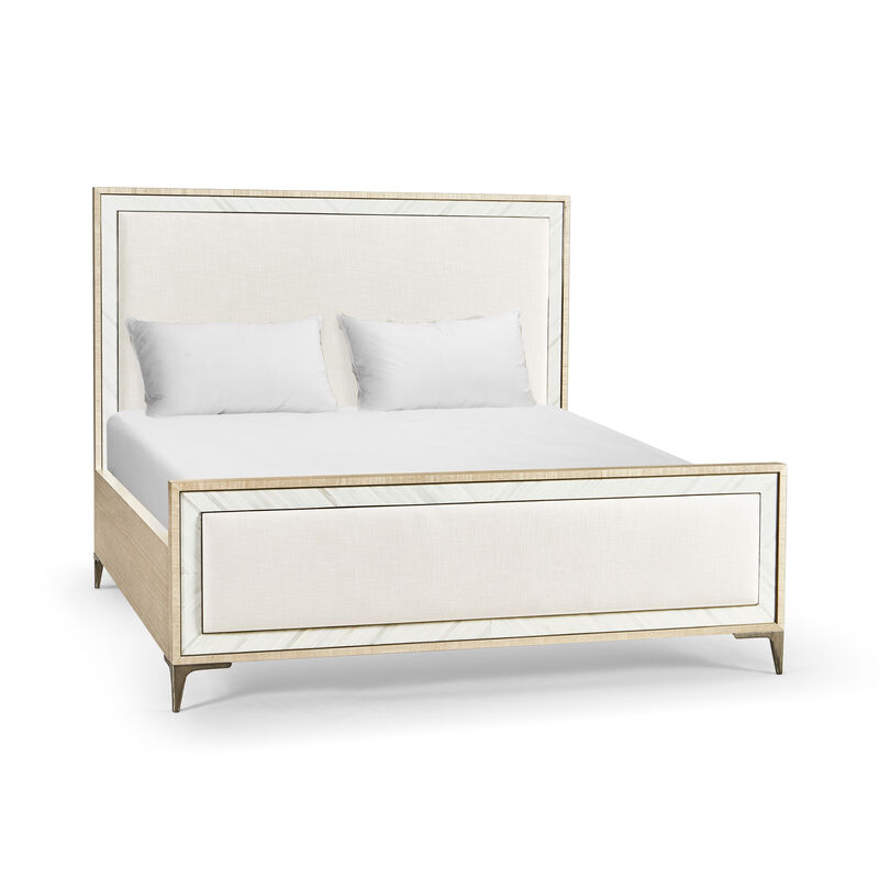 Tideline Bone & Linen King Upholstered Bed