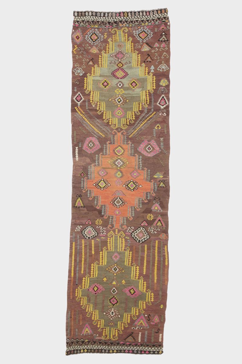 District Loom Runner Rug No. 036