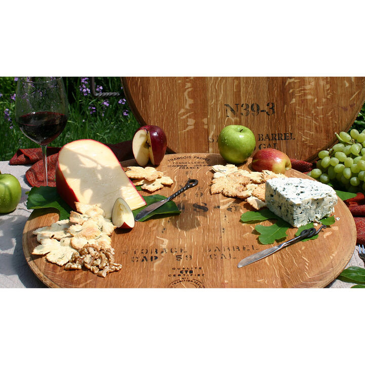 Wine Cask Lazy Susan