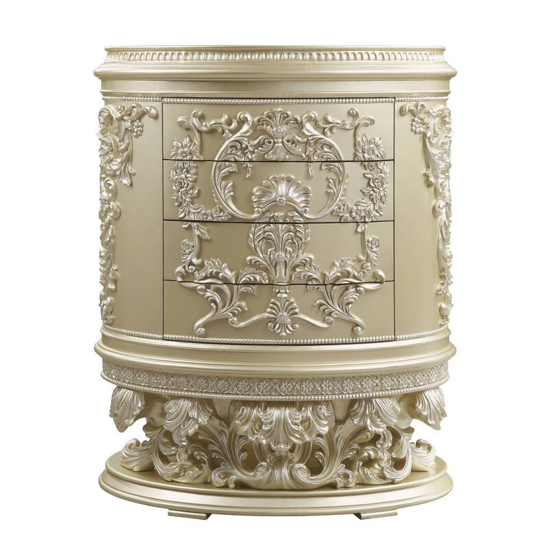 Vatican Chest, Champagne Silver Finish