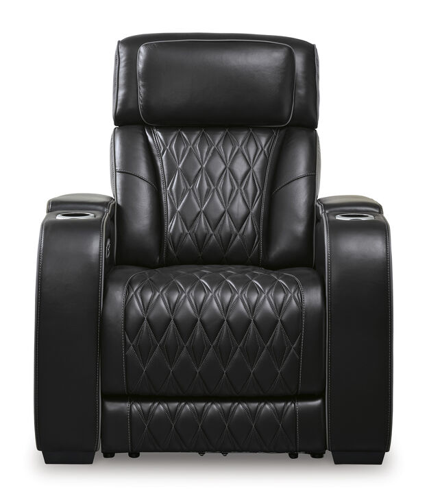 Boyington Black Power Recliner