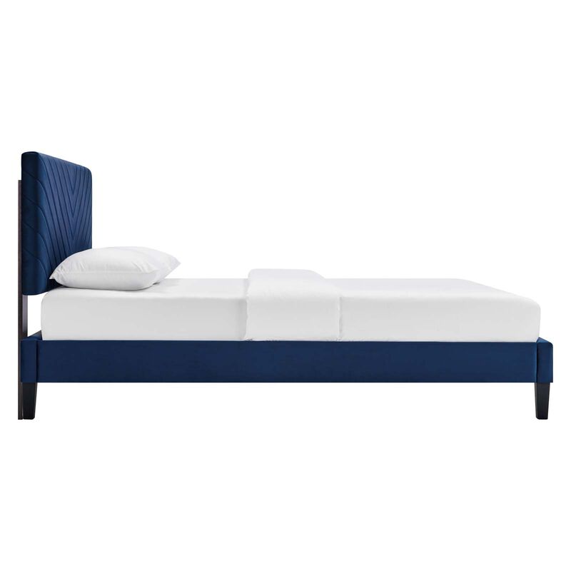 Modway - Roxanne Performance Velvet Full Platform Bed