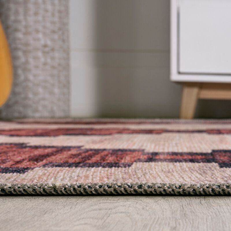 Timantii Modern Trellis Kilim Area Rug