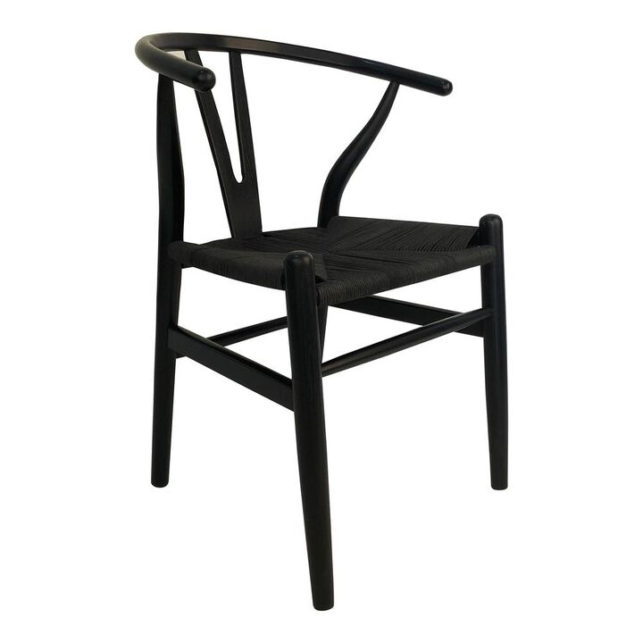 Moe's Home Collection Ventana Dining Chair Black-Set Of Two