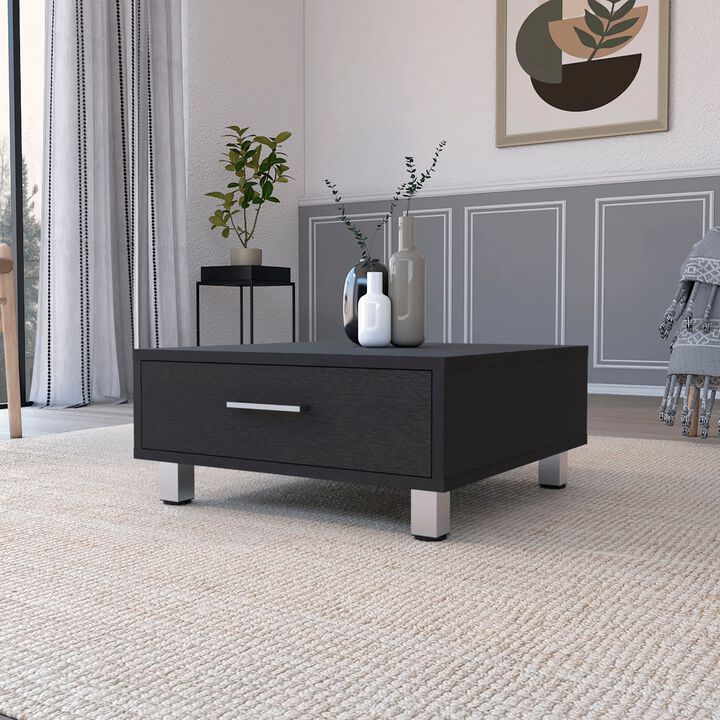 Myers Coffee Table, Four Legs, One Drawer