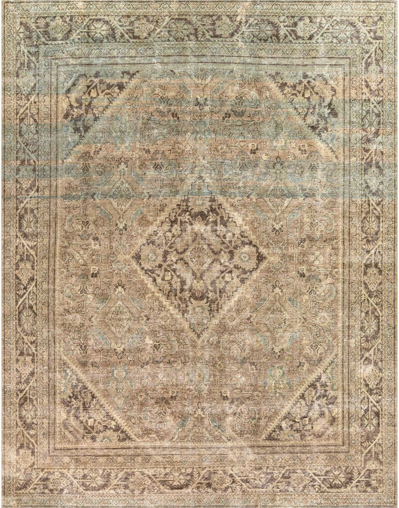 District Loom Antique Persian Mahal area rug-Clark