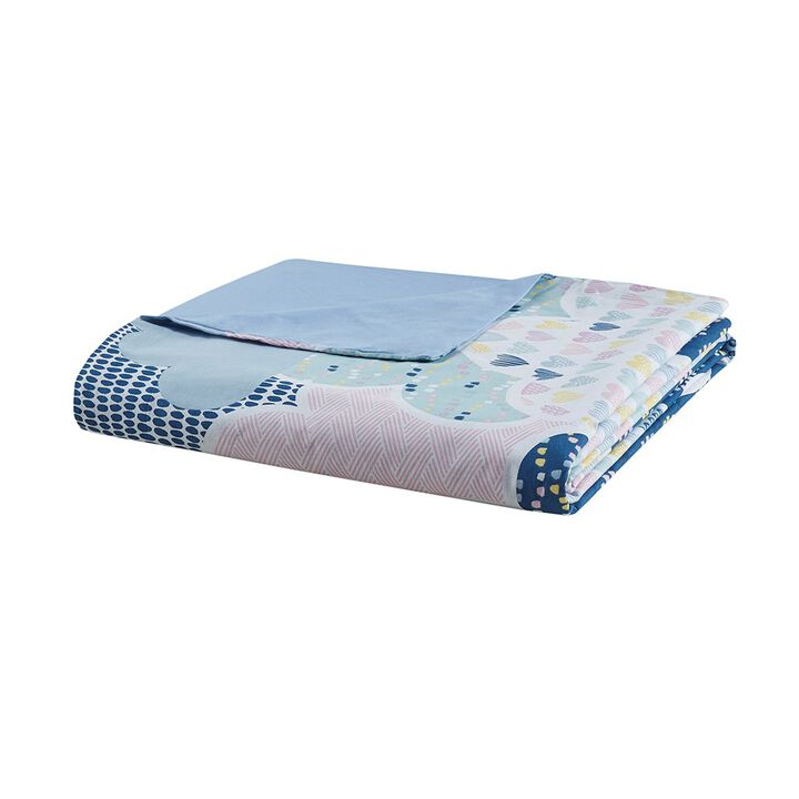 Gracie Mills Eowyn Cotton Printed Duvet Cover Set