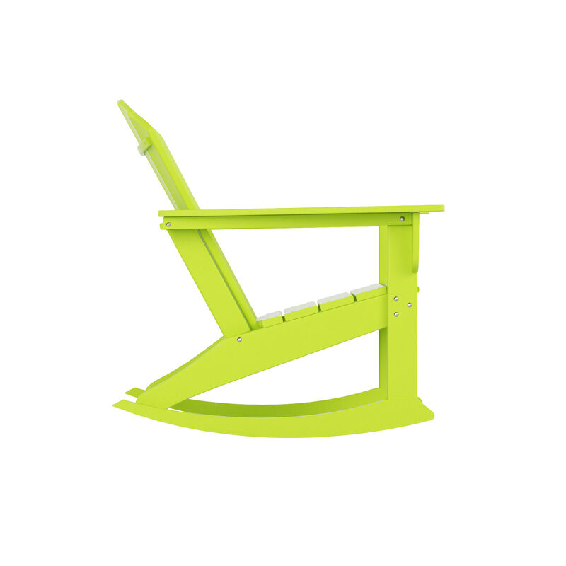 WestinTrends Outdoor Patio Adirondack Rocking Chair