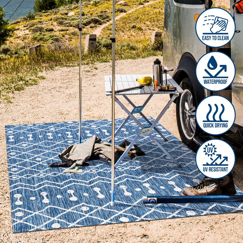 Nokat Tribal Bohemian Indoor/Outdoor Area Rug