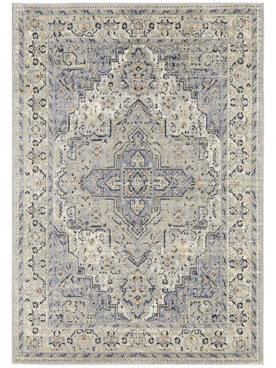 Nourison Essentials Persian NRE07 Blue 5' x 7' Rug