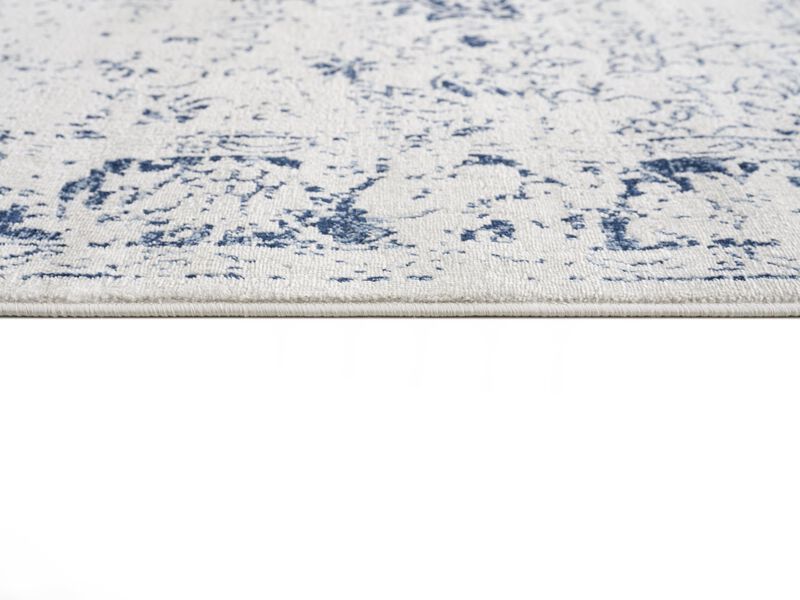 Havana Contemporary Transitional Blue Navy Indoor Area Rug