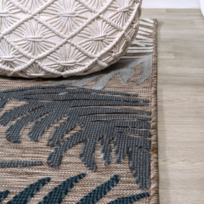 Montego High-Low Tropical Palm Area Rug