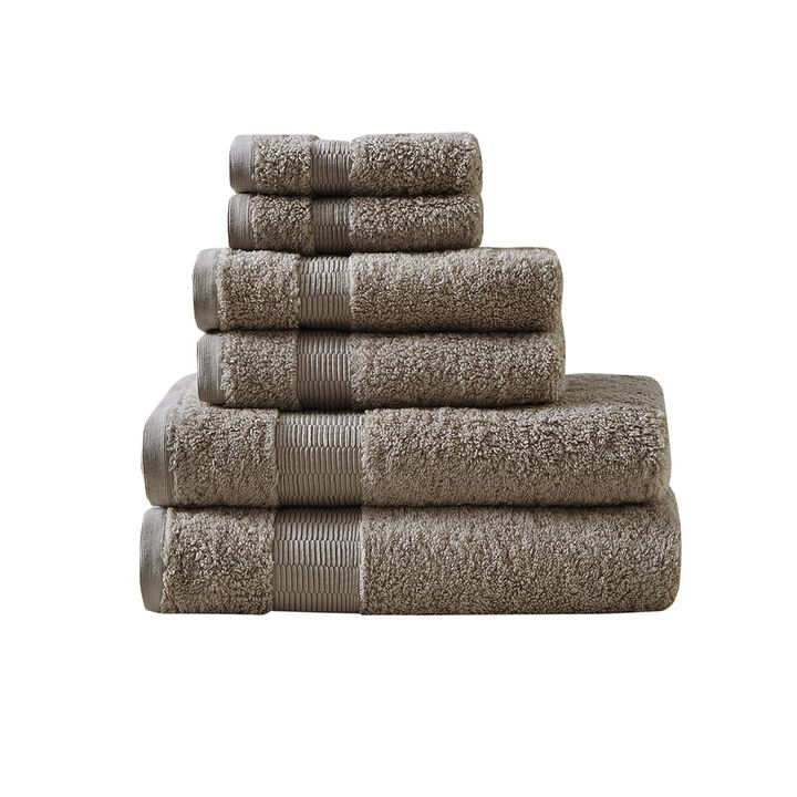 Gracie Mills Emrys 100% Egyptian Cotton 6-Piece Towel Set