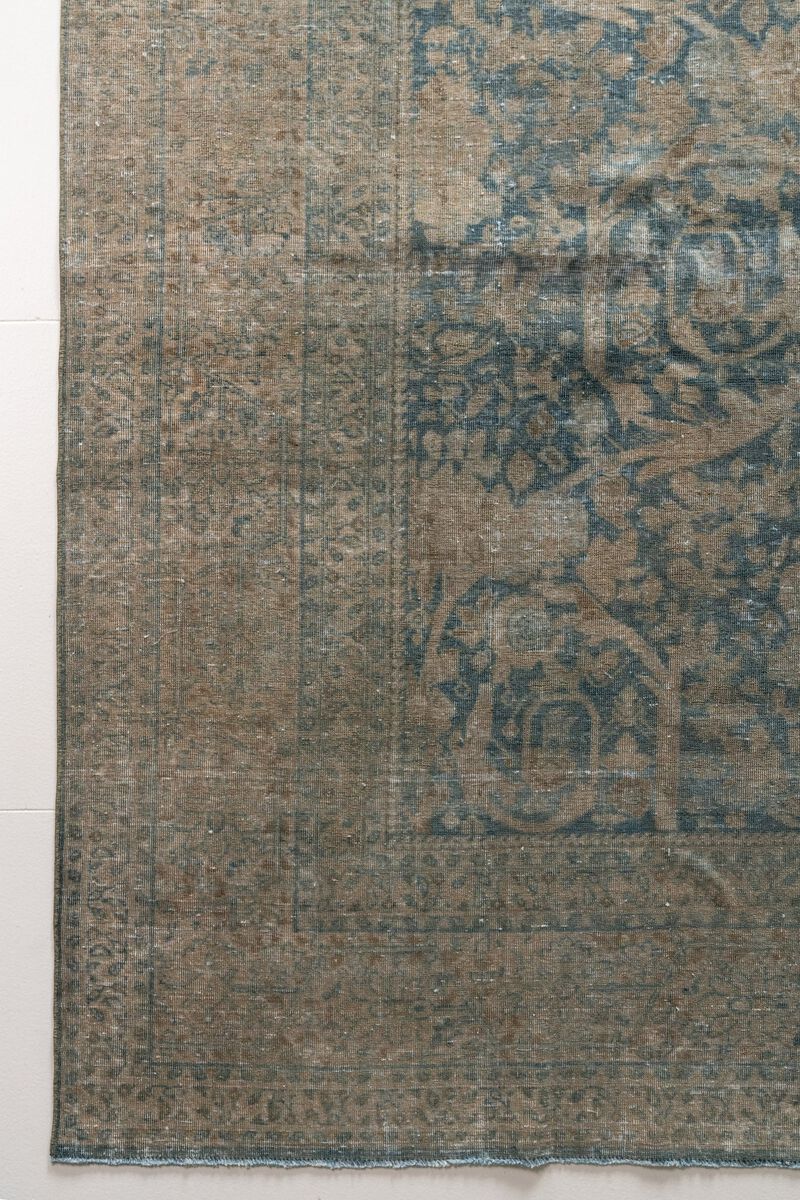 District Loom Vintage Tabriz Mustafi Area Rug-Greenhill