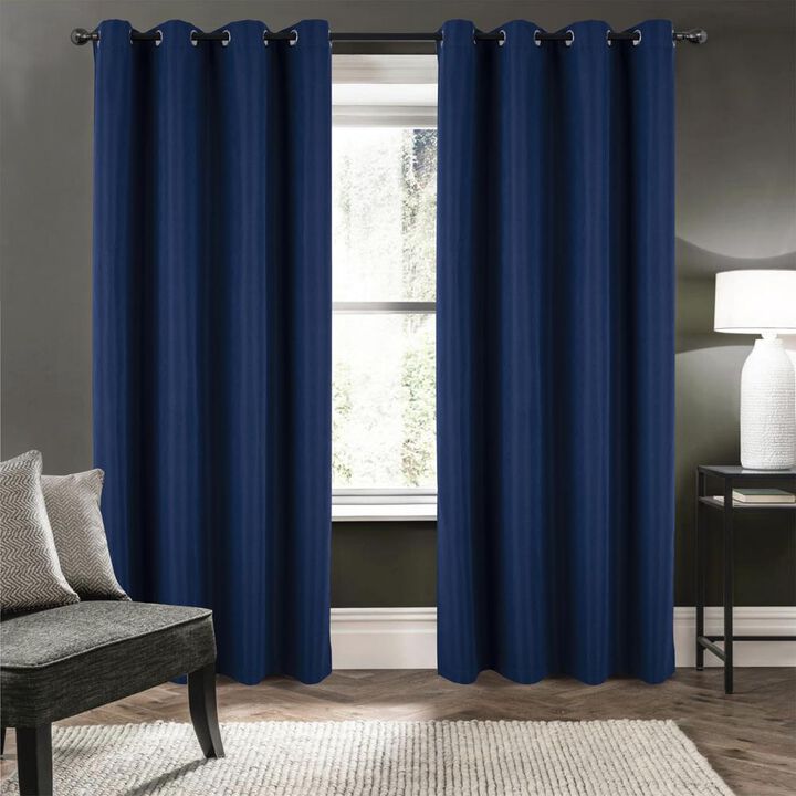 RT Designers Collection Barron Two Pack Premium Grommet Curtain Panel