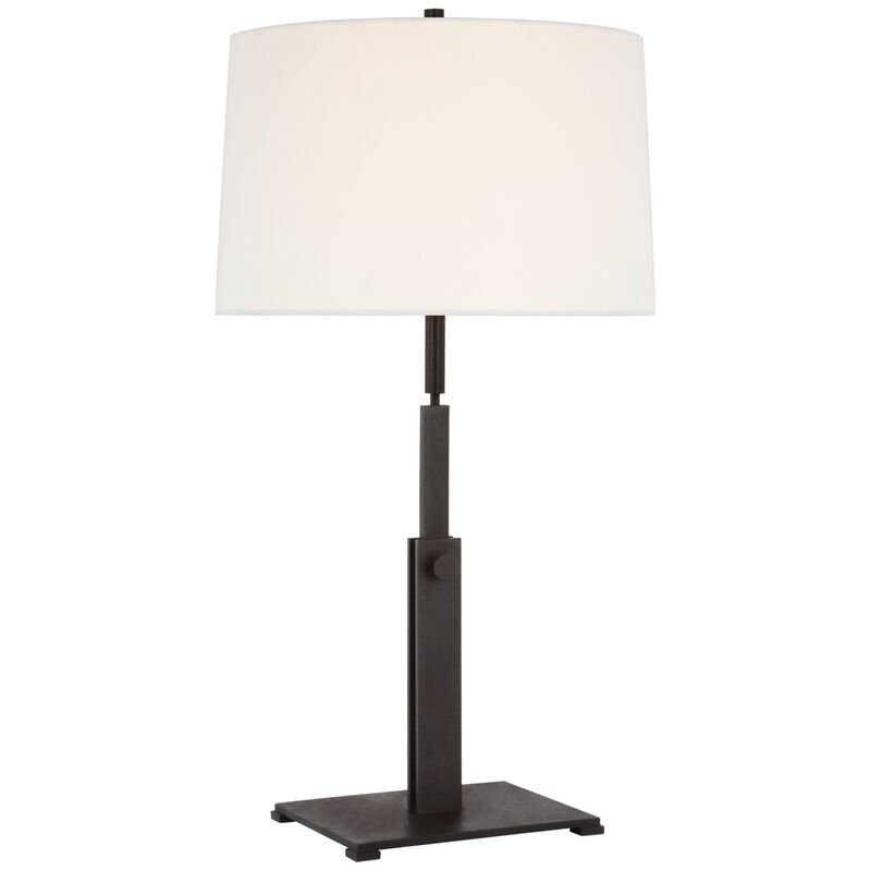Cadmus Large Adjustable Table Lamp in Warm Iron