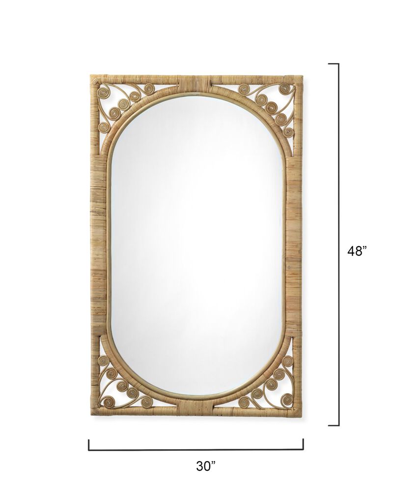 Primrose Rattan Mirror