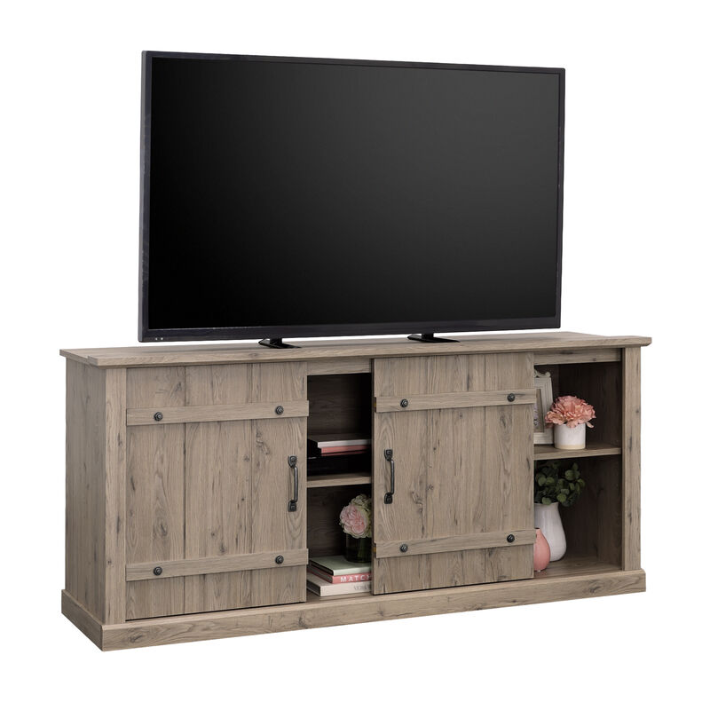 Sauder Select TV Credenza with Sliding Doors