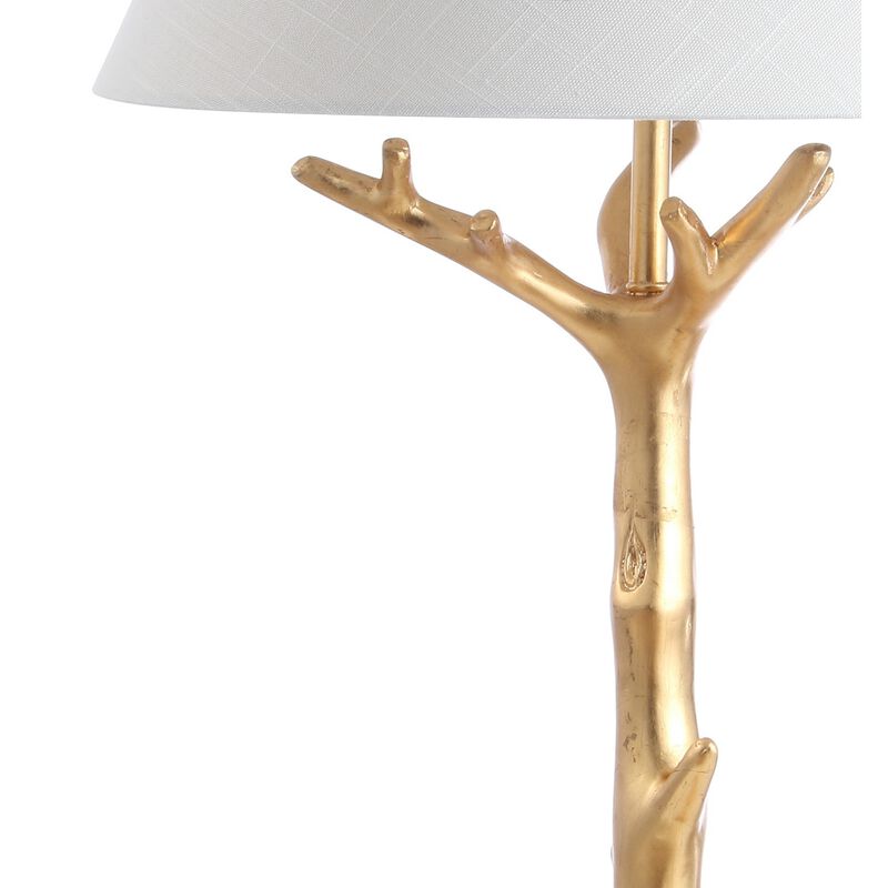 Galen 33.5" Resin LED Table Lamp, Gold