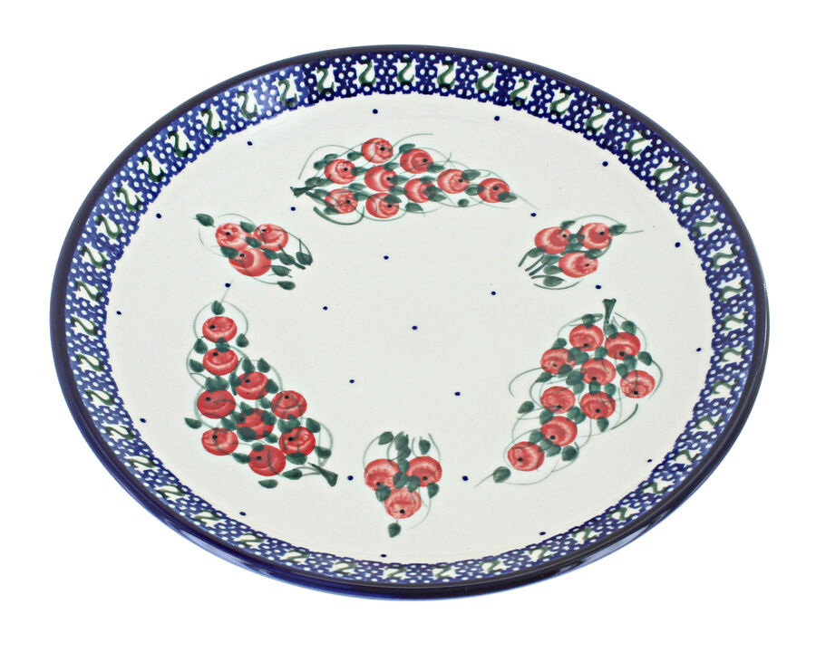 Blue Rose Polish Pottery Serenity Dessert Plate