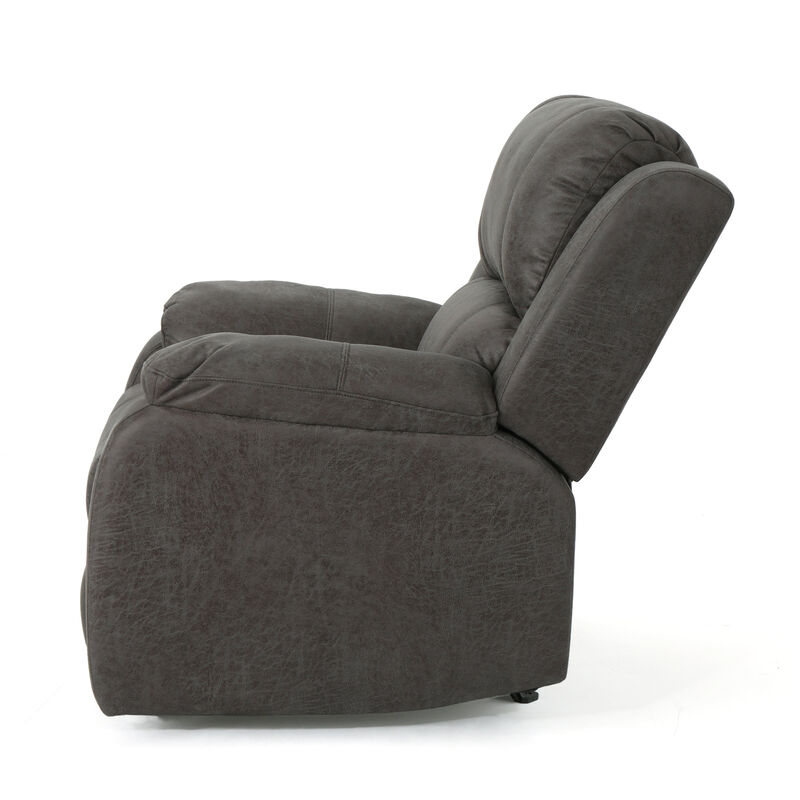 Merax Linen Fabric Manual Recliner Chair