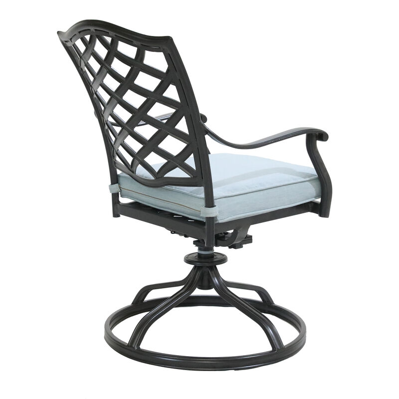 Aluminum Dining Swivel Chair