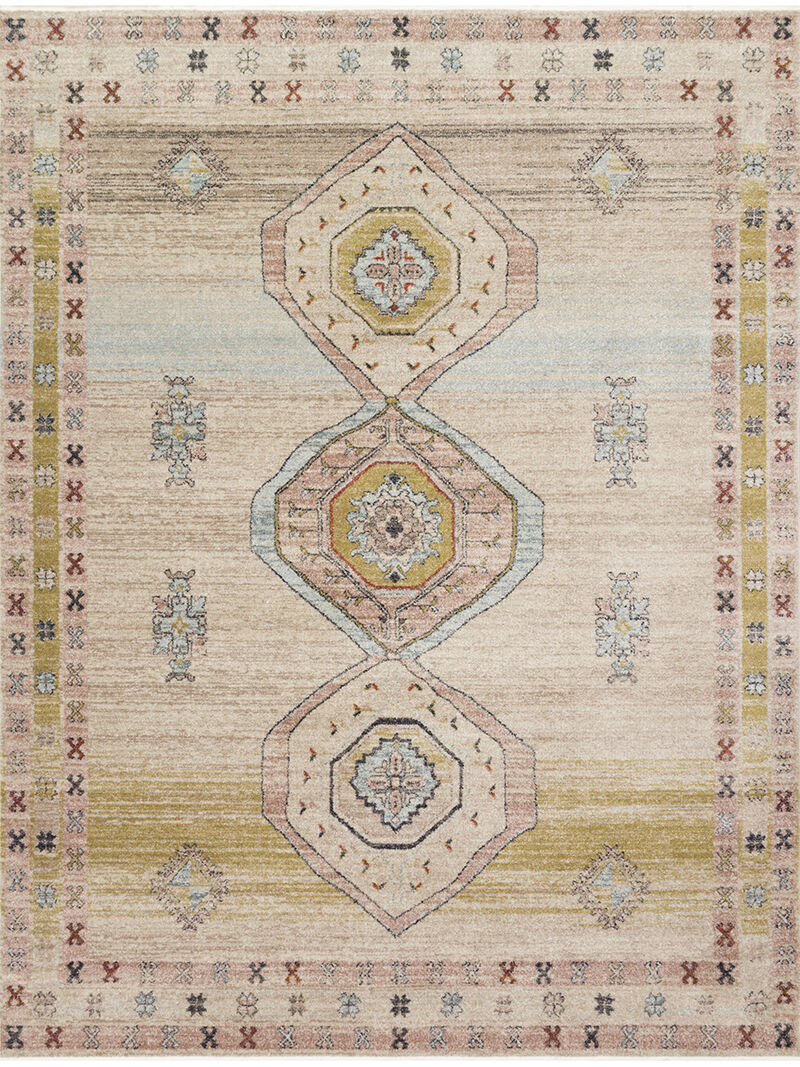 Graham GRA04 Antique Ivory/Multi 6'7" x 9'7" Rug